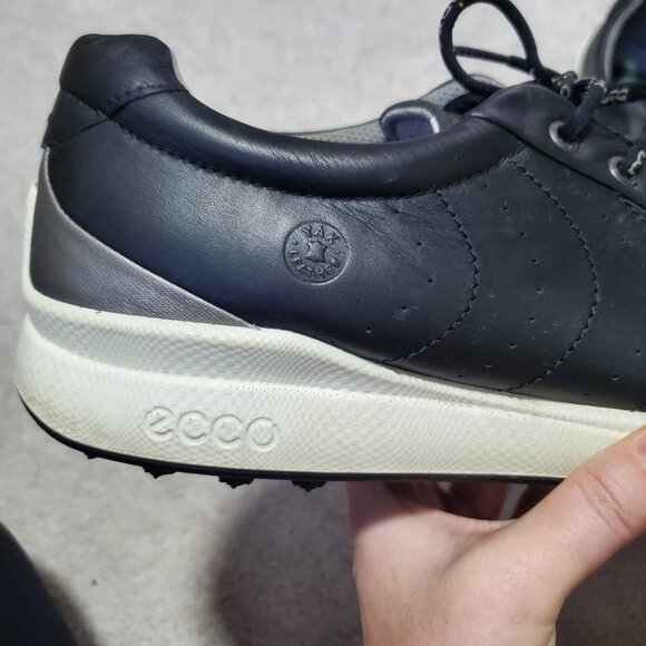 ECCO Biom Hydromax Waterproof Golf Shoes Yak Leather Soft Spike Men's 47EU 13US - Picture 3 of 11